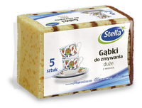 STELLA Gąbki do zmywania z miedzią duże 1op.-5szt.