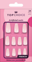 TOP CHOICE Sztuczne paznokcie BALLERINA FRENCH