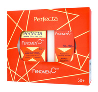 PERFECTA Zestaw prezentowy Fenomen C 50+ (Krem do twarzy 50 ml + Krem pod oczy i na powieki 15 ml)