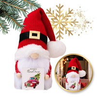 ECARLA ŚW Skrzat stojący czerw. z kartką 24cm KSN1