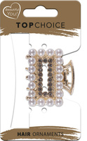 TOP CHOICE Klamra do włosów - Pearl