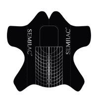 SEMILAC Hardi Shaper Szablony do przedłużania paznokci Wide 1 op. - 100 szt.