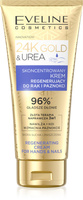 EVELINE 24K Gold & Urea Skoncentrowany Krem regenerujący do rąk i paznokci 3w1 100 ml