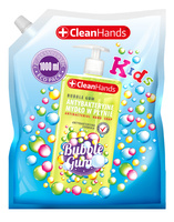 CLEAN HANDS Antybakteryjne mydło do rąk dla dzieci guma balonowa zapas 1000 ml