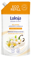 Luksja Creamy & Soft Relaksujące Kremowe Mydło w płynie Jaśmin i Wanilia 900ml - zapas