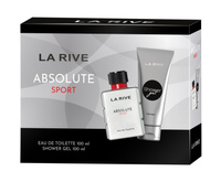 LA RIVE Zestaw prezentowy Absolute Sport For Man (Woda toaletowa 100 ml + Żel pod prysznic 100 ml)