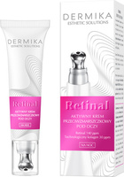 DERMIKA ESTHETIC SOLUTIONS Retinal Aktywny Krem przeciwzmarszczkowy pod oczy na dzień i noc 15 ml