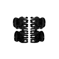 DONEGAL Klamerki do włosów czarne - małe (FA-9930) 1 op. - 4 szt.