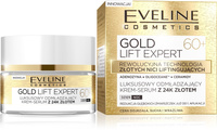 EVELINE Gold Lift Expert 60+ Luksusowy odmładzający krem-serum z 24k złotem dzień/noc 50 ml