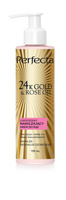 PERFECTA 24K Gold & Rose Oil Luksusowy krem do rąk nawilżający 195 ml
