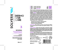 SOLVERX Dermo Hair Wcierka do włosów Regeneracja i nawilżenie 100 ml