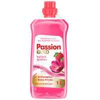 PASSION GOLD Uniwersalny płyn do mycia podłóg Tulipan i Liczi 1 L