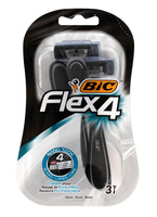 BIC Maszynka do golenia Flex 4 1op.- 3 sztuki