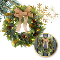 ECARLA ŚW Girlanda wieniec na drzwi 45cm WSN26