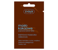 Ziaja Masło Kakaowe Maseczka kremowa odżywcza  7ml