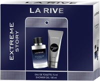 LA RIVE Zestaw prezentowy Extreme Story For Man (Woda toaletowa 75 ml + Żel pod prysznic 100 ml)