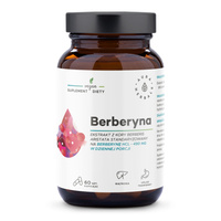 AURA HERBALS Berberyna 490mg, Berberis aristata - kapsułki 60 sztuk