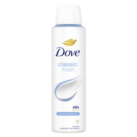 DOVE Classic Fresh Deo spray dla kobiet 150 ml