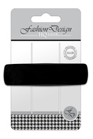 TOP CHOICE Spinka do włosów - automatyczna czarna z połyskiem (28526)