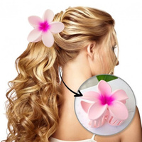 ECARLA Klamra d/wł. SP382 kwiat XL różowa mat&