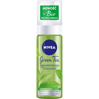 NIVEA Green Tea Pianka oczyszczająca z bio zieloną herbatą i antyoksydantami cera mieszana i tłusta 150 ml