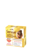 JOANNA Sensual Żelowe plastry do depilacji twarzy - skóra sucha Grejpfrut 1 op. (12 szt.)