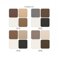 REVERS Cienie do brwi Eyebrow Set Profesional Stylist nr 03 4.5g