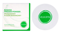 ECOCERA Puder prasowany Bananowy - cera sucha i wrażliwa 10g