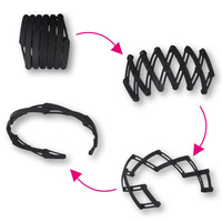 TOP CHOICE Opaska do włosów (25167) 1 szt