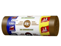 Sarantis Jan Niezbędny Worki do segregacji śmieci brązowe - odpady ulegające biodegradacji 120L 1op.-10szt