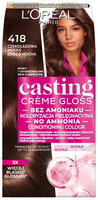 LOREAL Casting Creme Gloss Krem koloryzujący 418 Czekoladowa Mokka