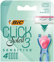 Bic System Wkłady do maszynki Click Soleil 3 Sensitive 1op.-4szt
