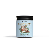HISKIN HOME Wielkanocna Świeca sojowa HAPPY EASTER - Chocolate Eggs 200 ml