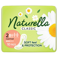 NATURELLA Classic Podpaski Normal 1 op.-10 sztuk